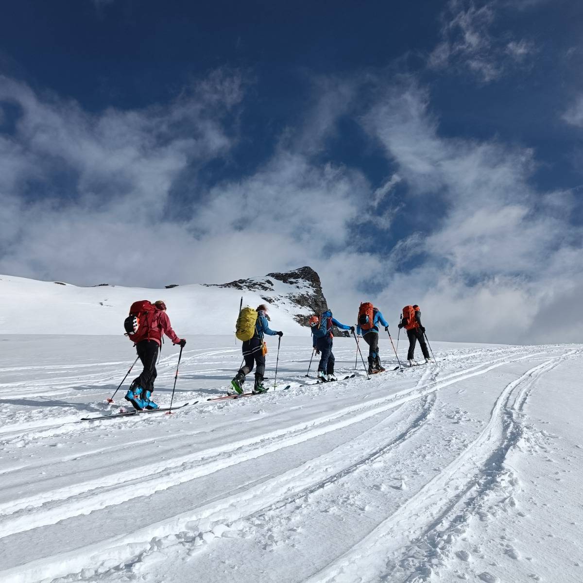 Winterabschlussskitour der Alpingruppe auf den Großvenediger vom 27.-28.4.24 mit Robert Schneeberger