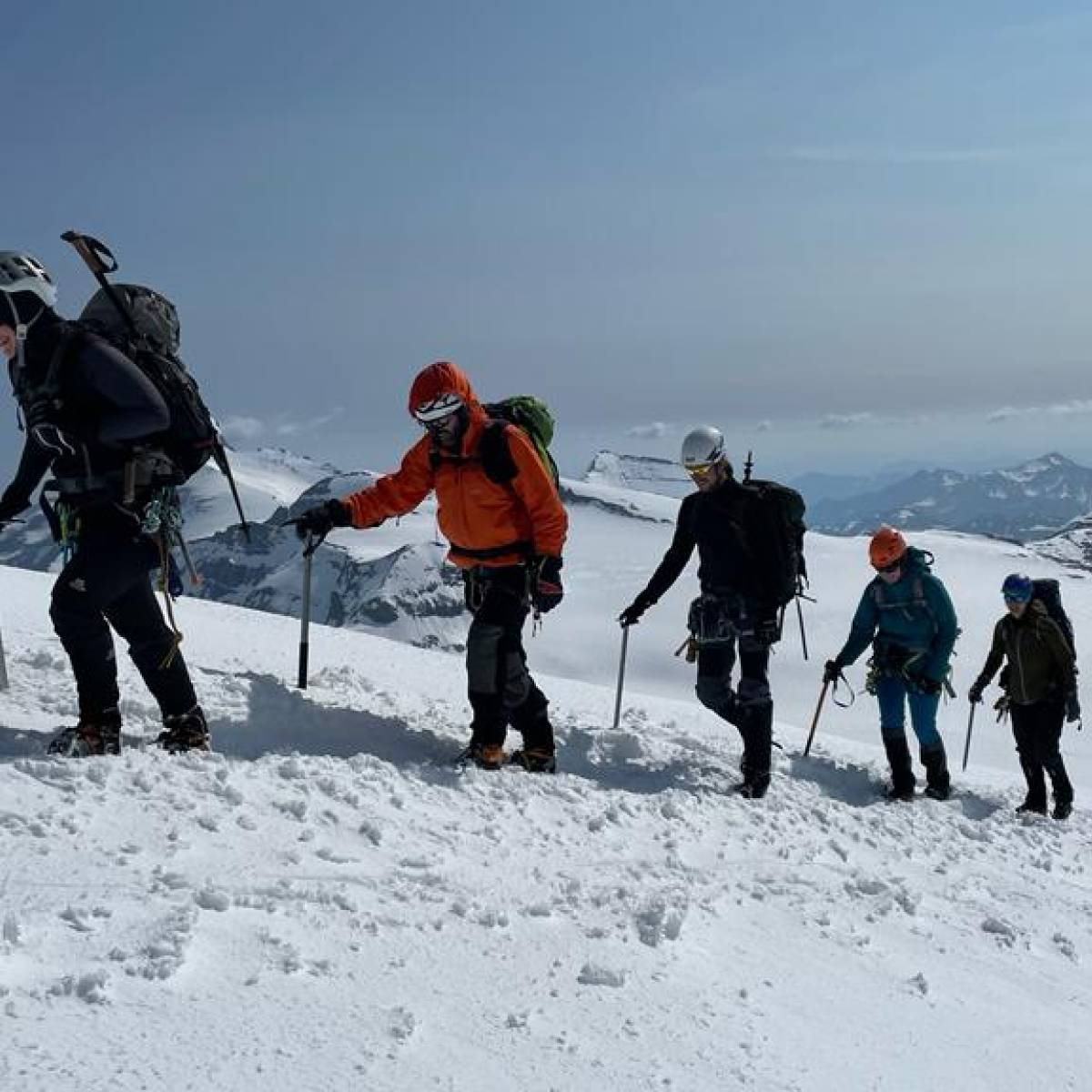 Gletscherkurs auf der Oberwalderhütte vom 16.-18.6.23 mit Robert Schneeberger und Christoph Stahr